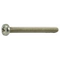 Midwest Fastener M3-0.50 x 30 mm Phillips Pan Machine Screw, Plain A2 Stainless Steel, 20 PK 34742